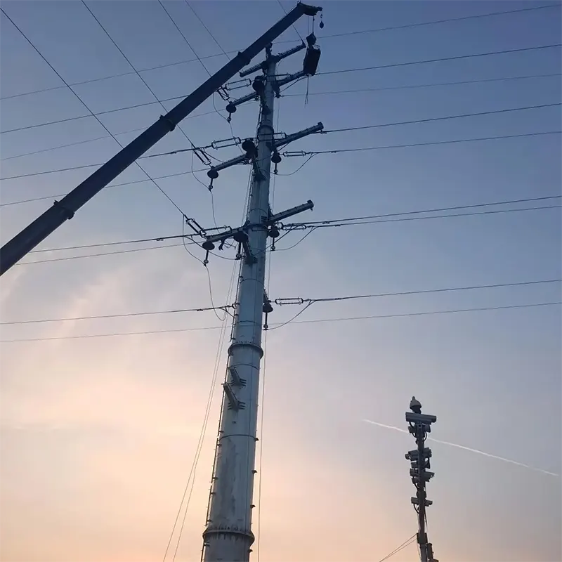 Πύργος σωλήνων μετάδοσης ισχύος 220 kV