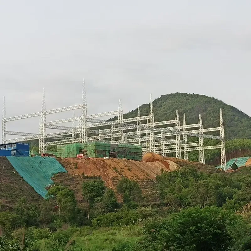 Μεταλλικές Κατασκευές Υποσταθμού Ηλεκτρικής Μεταφοράς