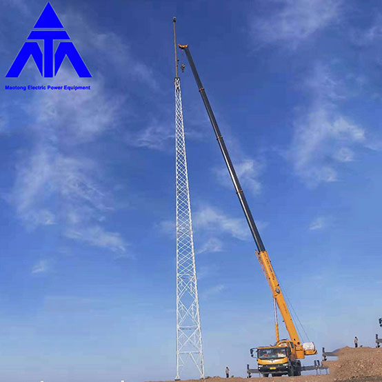 Προστασία Lightning Tower Antenna Steel Angle Iron Tower